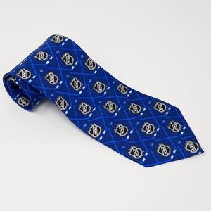 NHL Blue Men's Necktie 100% silk